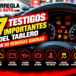 7 testigos del tablero del auto que pueden indicar una falla