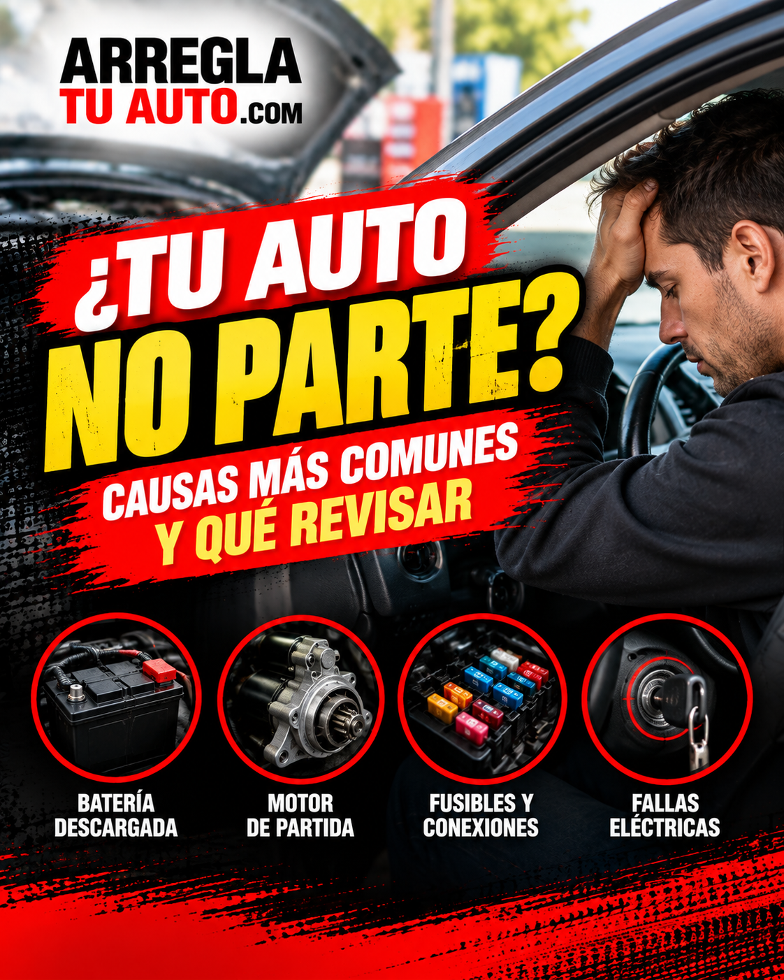 Auto no parte y diagnóstico de posibles fallas